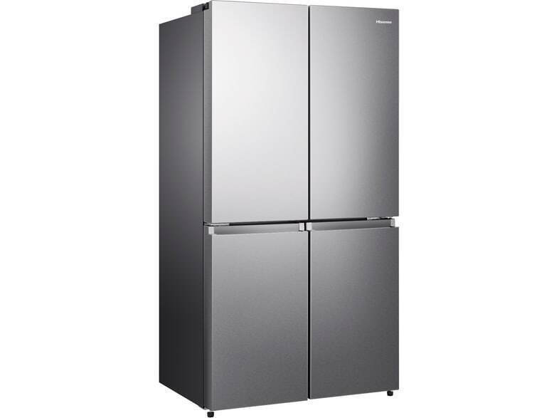 Hisense RQ758N4SBSE Ψυγείο Ντουλάπα NoFrost Υ178.5xΠ91.2xΒ72.5εκ. Inox