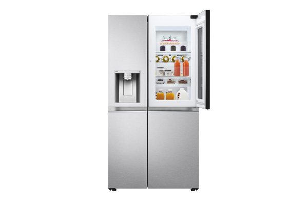 LG GSXV91MBAE Ψυγείο Ντουλάπα Total NoFrost Υ179xΠ91.3xΒ73.5εκ. Inox