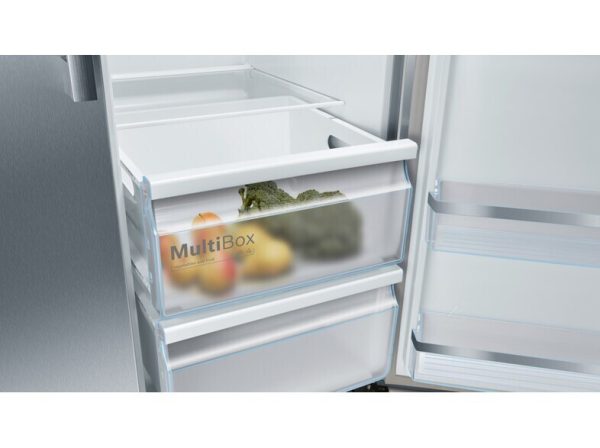 Bosch KAD93AIEP Ψυγείο Ντουλάπα 562lt NoFrost Υ179xΠ91xΒ71εκ. Inox