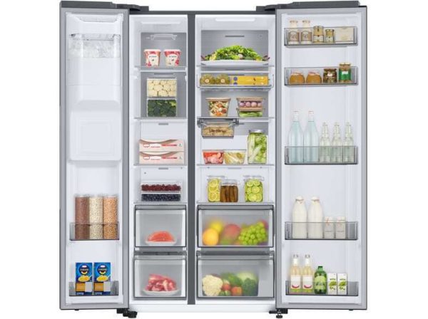 Samsung RS68CG885DS9EF Ψυγείο Ντουλάπα NoFrost Υ178xΠ91.2xΒ71.6εκ. Inox