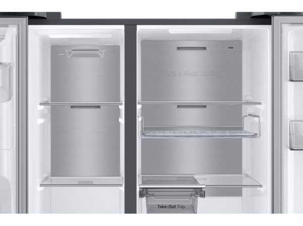 Samsung RS68CG885DS9EF Ψυγείο Ντουλάπα NoFrost Υ178xΠ91.2xΒ71.6εκ. Inox