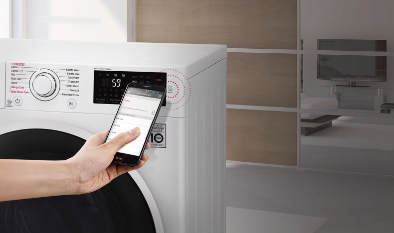 LG Πλυντήριο Ρούχων 10kg 1400 Στροφών F4R3010NSWB