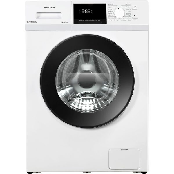 United Πλυντήριο Ρούχων 8kg 1400 Στροφών UWM-8145BS