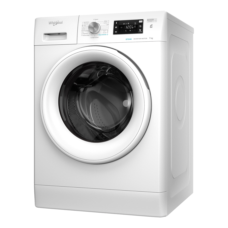 Whirlpool Πλυντήριο Ρούχων 7kg 1200 Στροφών FFB 7259 WV