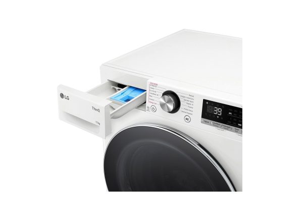 LG Πλυντήριο Ρούχων 11kg με Ατμό 1400 Στροφών F4R7011TSWC