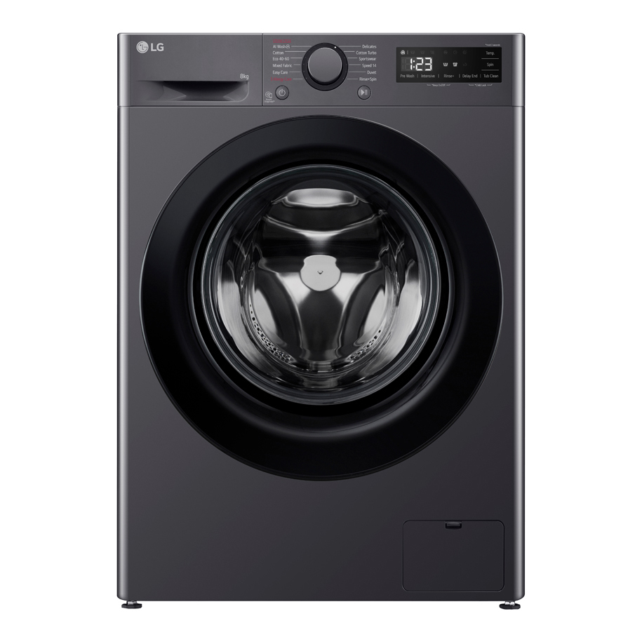 LG Πλυντήριο Ρούχων 8kg 1200 Στροφών Γκρι F2WR508SBM