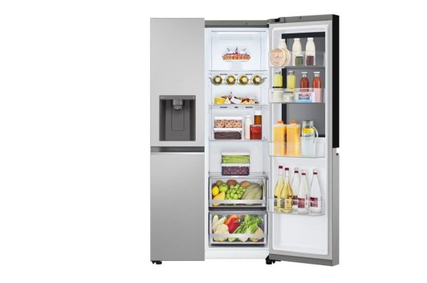 LG GSGV80PYLD Ψυγείο Ντουλάπα Total NoFrost Υ179xΠ91.3xΒ73.5εκ. Inox