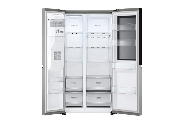 LG GSGV80PYLD Ψυγείο Ντουλάπα Total NoFrost Υ179xΠ91.3xΒ73.5εκ. Inox