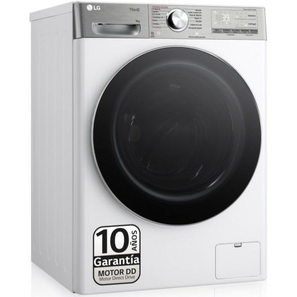 LG Πλυντήριο Ρούχων 9kg με Ατμό 1400 Στροφών F4WR9009A2W