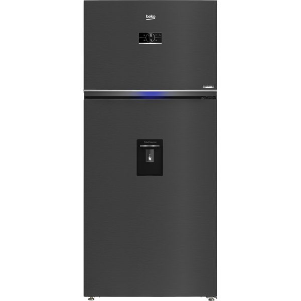 Beko RDNE650E40DZXBRN Ψυγείο Δίπορτο NoFrost Υ187xΠ83xΒ76εκ. Μαύρο