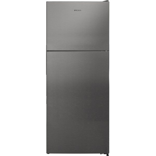 Robin RT-475 Ψυγείο Δίπορτο NoFrost Υ182xΠ70xΒ63.5εκ. Inox