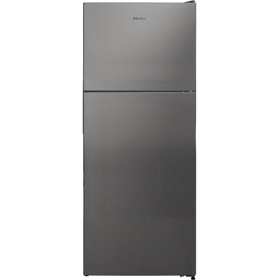 Robin RT-475 Ψυγείο Δίπορτο NoFrost Υ182xΠ70xΒ63.5εκ. Inox