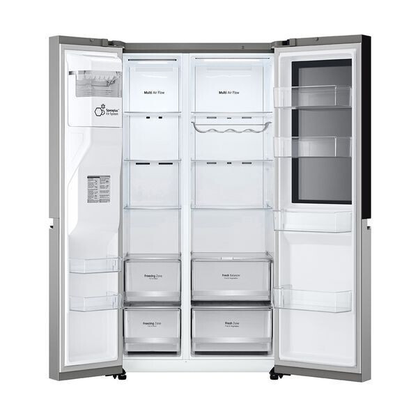 LG GSGV80PYLL Ψυγείο Ντουλάπα Total NoFrost Υ179xΠ91.3xΒ73.5εκ. Inox