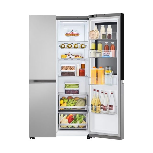 LG GSVV80PYLL Ψυγείο Ντουλάπα Total NoFrost Υ179xΠ91.3xΒ73.5εκ. Inox