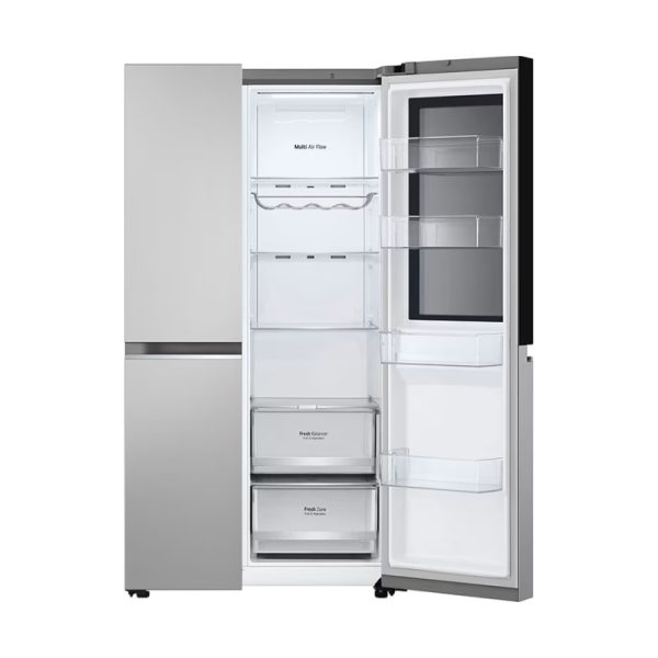 LG GSVV80PYLL Ψυγείο Ντουλάπα Total NoFrost Υ179xΠ91.3xΒ73.5εκ. Inox