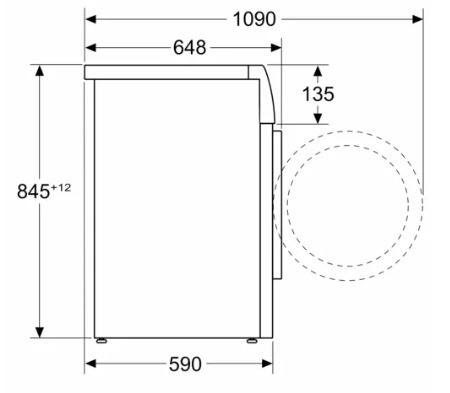 Bosch Πλυντήριο Ρούχων 10kg 1400 Στροφών WGB25400BY