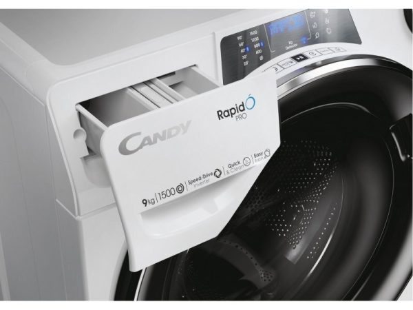 Candy Πλυντήριο Ρούχων 9kg 1500 Στροφών RP 596BWMBC/1-S