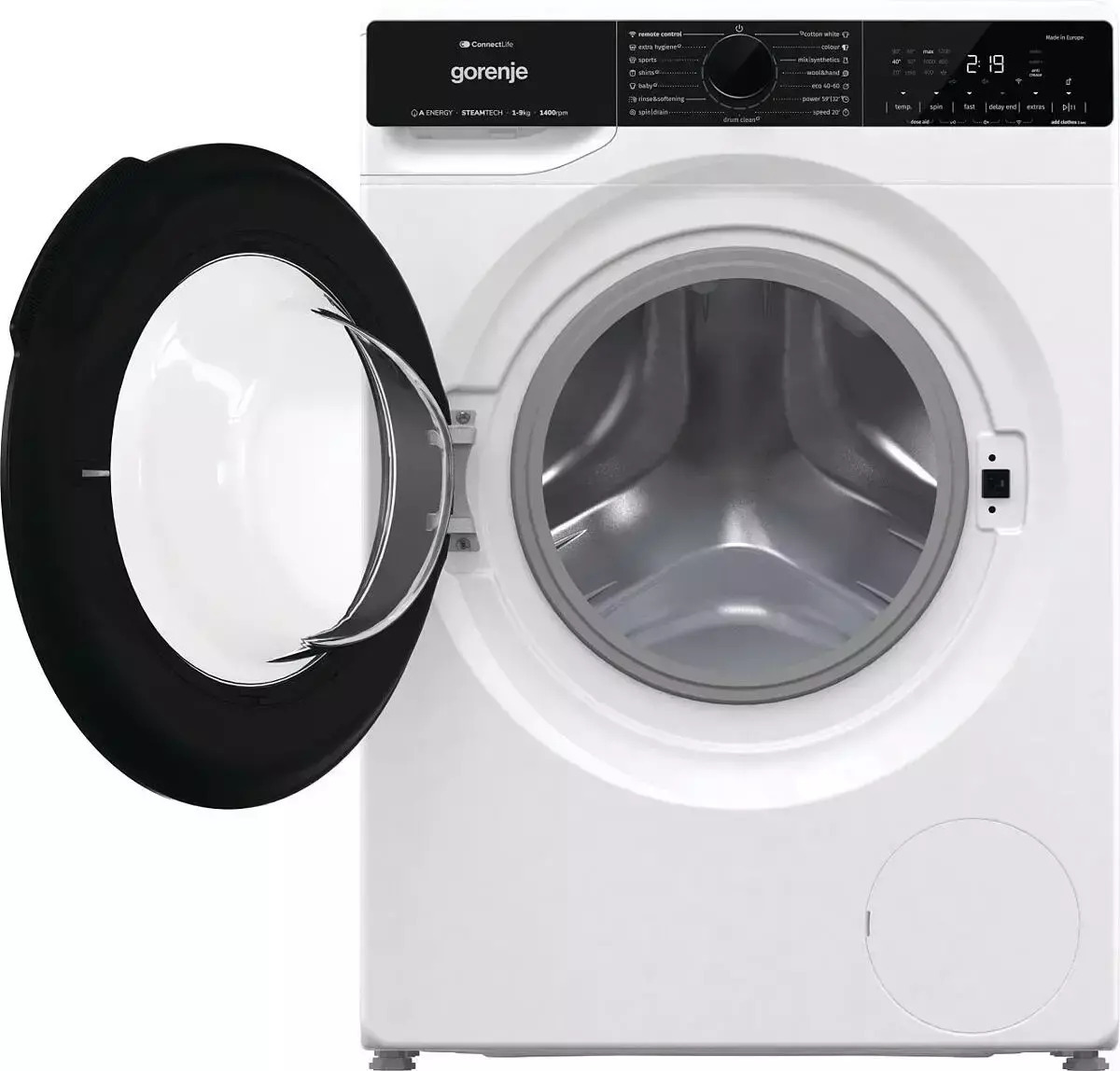 Gorenje Πλυντήριο Ρούχων 9kg 1400 Στροφών WPNA94APWIFI