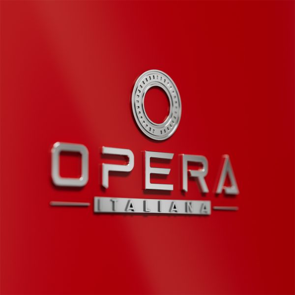 Opera Italiana Morricone OFRMDP60R Ψυγείο Δίπορτο Total NoFrost Υ175.1xΠ60.1xΒ68.1εκ. Κόκκινο