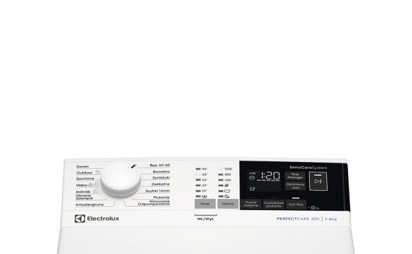 Electrolux Πλυντήριο Ρούχων Άνω Φόρτωσης 6kg με Ατμό 1151 Στροφών EW6TN24262P