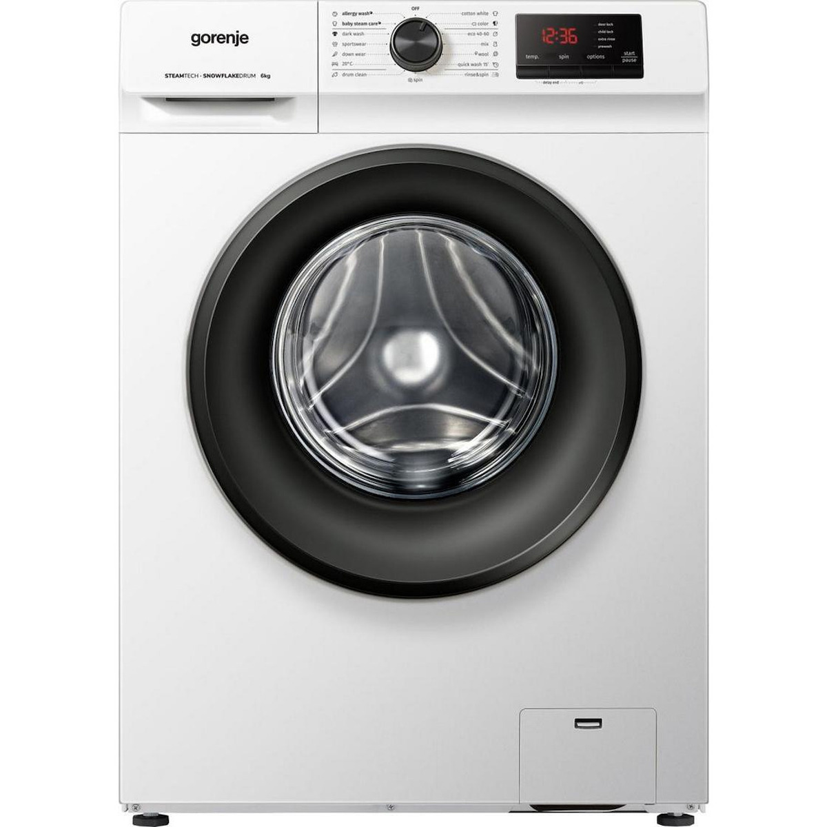 Gorenje Πλυντήριο Ρούχων 6kg 1000 Στροφών WNHVB60SES