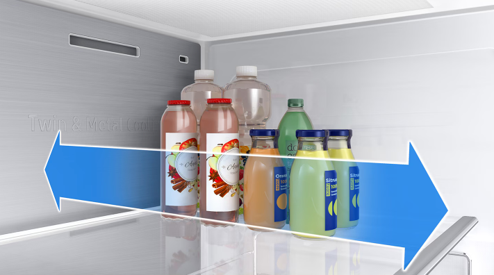 Samsung RH68B8821S9 Ψυγείο Ντουλάπα 627lt NoFrost Υ178xΠ91.2xΒ71.6εκ. Inox