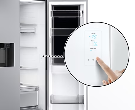 Samsung RH68B8821S9 Ψυγείο Ντουλάπα 627lt NoFrost Υ178xΠ91.2xΒ71.6εκ. Inox