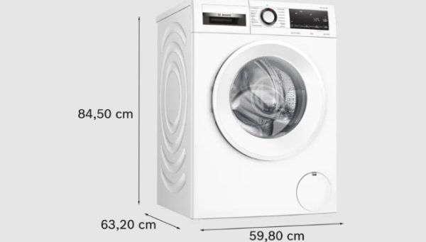 Bosch Πλυντήριο Ρούχων 9kg με Ατμό 1400 Στροφών WGG244ZHGR