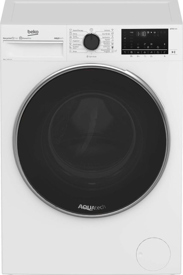 Beko Πλυντήριο Ρούχων 9kg με Ατμό 1400 Στροφών B5WFU59415W