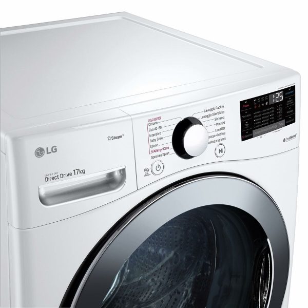 LG Πλυντήριο Ρούχων 17kg με Ατμό 1200 Στροφών F1P1CY2W