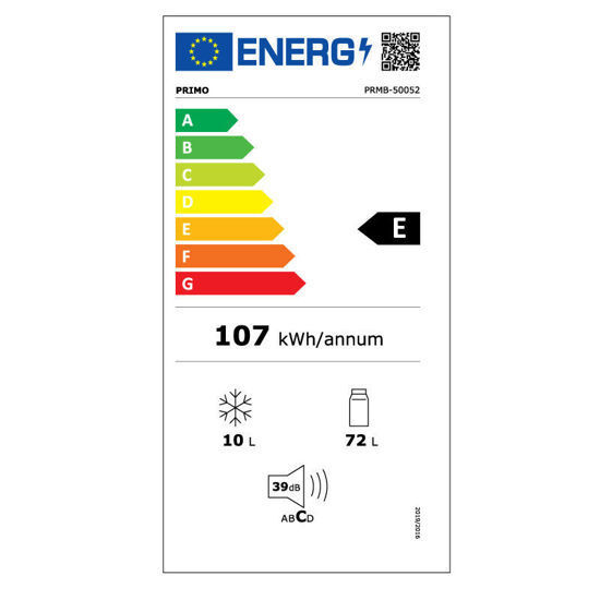 Primo PRMB-50052 500052 Mini Bar Υ84xΠ47xΒ45εκ. Λευκό