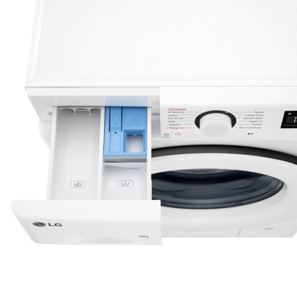 LG Πλυντήριο Ρούχων 10kg 1400 Στροφών F4R3010NSWW