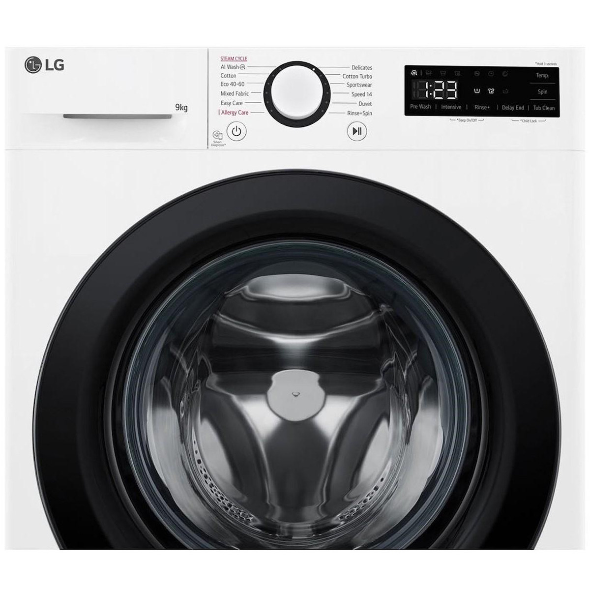 LG Πλυντήριο Ρούχων 9kg 1200 Στροφών F2WR509SBW