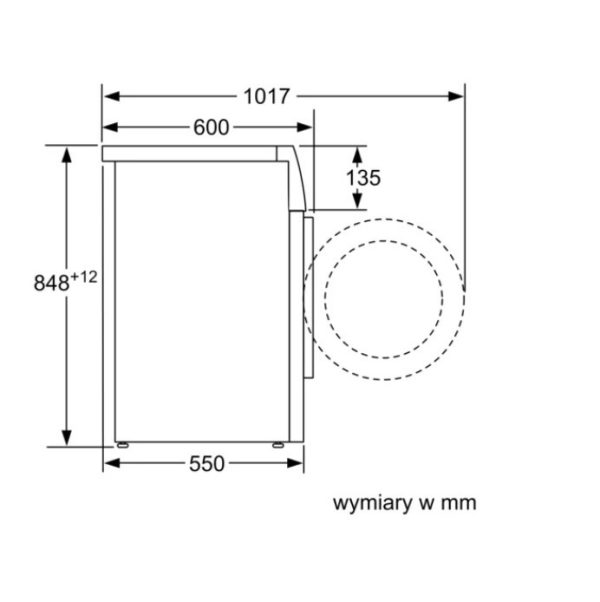 Bosch Πλυντήριο Ρούχων 7kg 1000 Στροφών WAN2010FPL