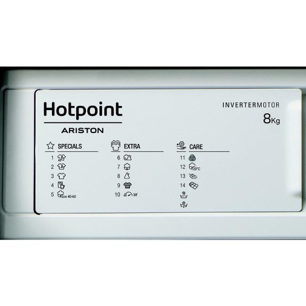 Hotpoint-Ariston Εντοιχιζόμενο Πλυντήριο Ρούχων 8kg 1400 Στροφών BI WMHG 81485 EU