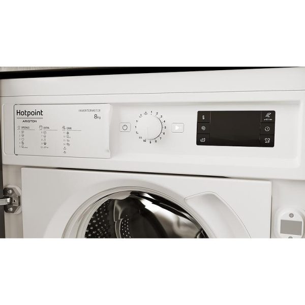 Hotpoint-Ariston Εντοιχιζόμενο Πλυντήριο Ρούχων 8kg 1400 Στροφών BI WMHG 81485 EU