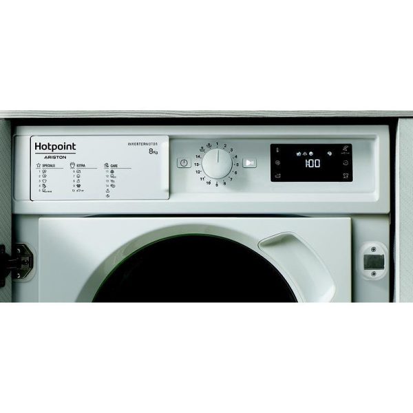 Hotpoint-Ariston Εντοιχιζόμενο Πλυντήριο Ρούχων 8kg 1400 Στροφών BI WMHG 81485 EU