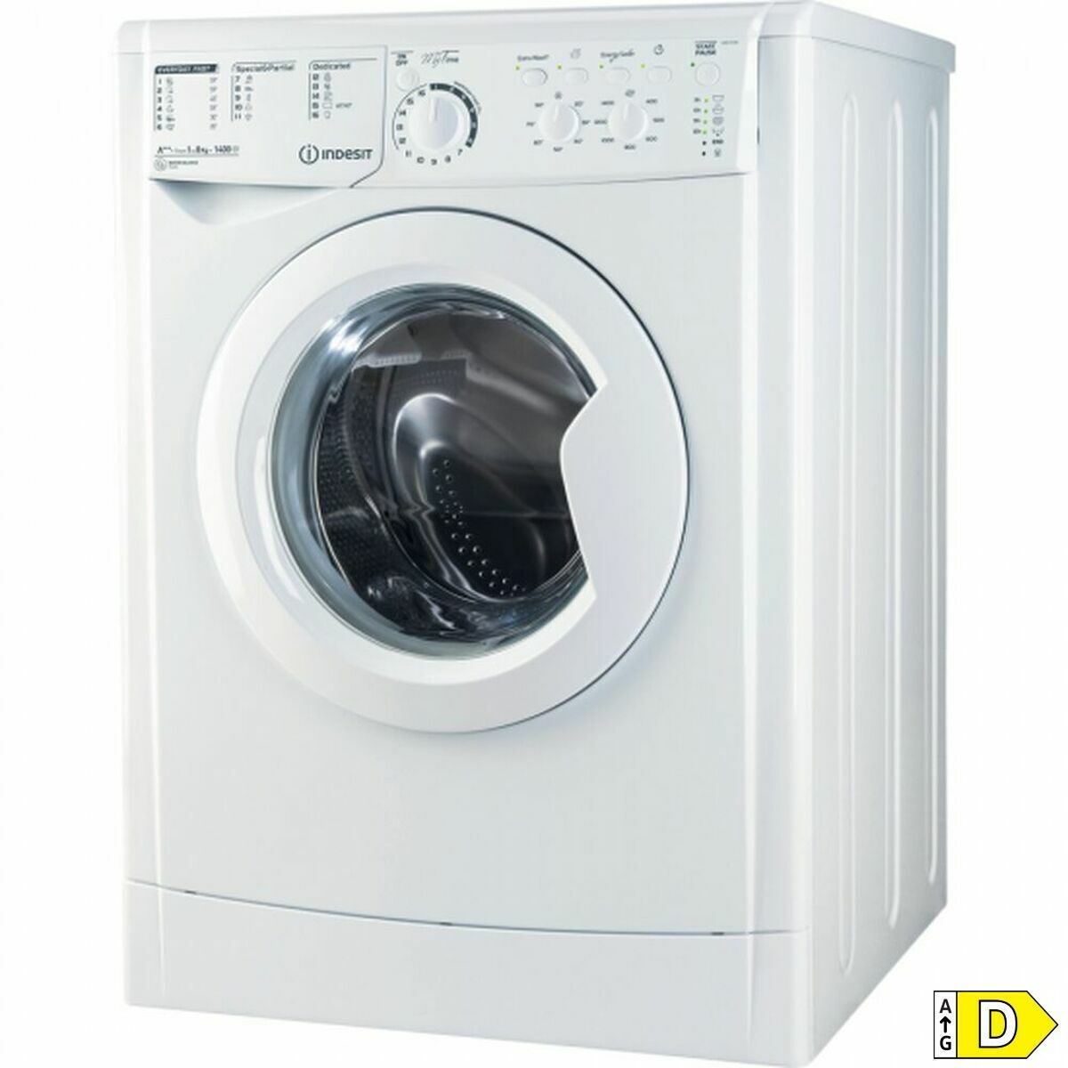 Indesit Πλυντήριο Ρούχων 8kg 1400 Στροφών EWC81483WEUN