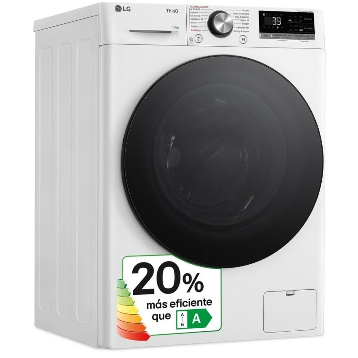 LG Πλυντήριο Ρούχων 13kg 1400 Στροφών F4WR7013AGW