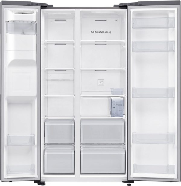 Samsung RS64DG5303S9EF Ψυγείο Ντουλάπα Total NoFrost Υ178xΠ91xΒ71.6εκ. Inox