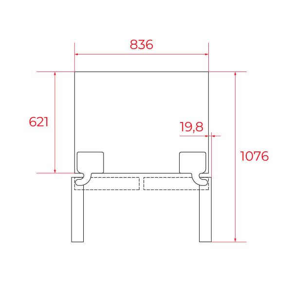 Teka RFD 75850 GBK Ψυγείο Ντουλάπα Total NoFrost Υ183xΠ83.6xΒ70.6εκ. Μαύρο