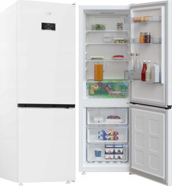Beko B3RCNA344HW Ψυγείο Δίπορτο NoFrost Υ179.6xΠ59.5xΒ66.5εκ. Λευκό