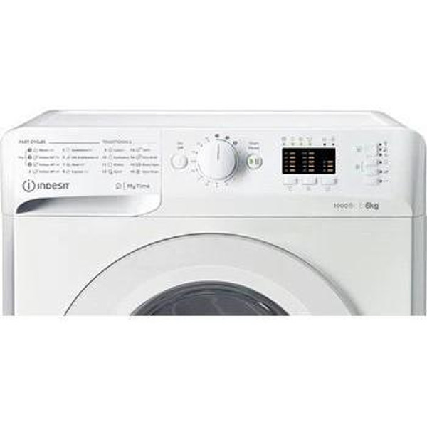 Indesit Πλυντήριο Ρούχων 6kg 1000 Στροφών MTWSA 61053 W EE