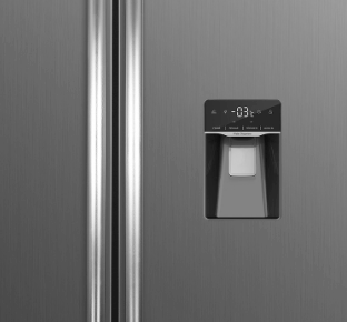 Daewoo CSMSBS1ELVB3-EU Ψυγείο Ντουλάπα 439lt Total NoFrost Υ177xΠ90xΒ59εκ. Inox