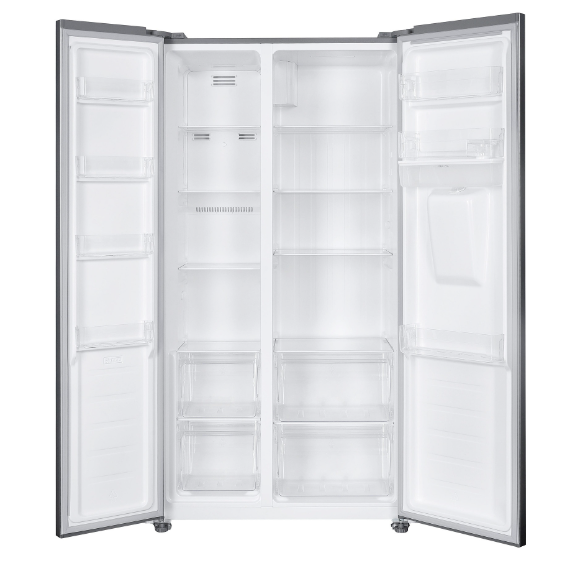 Daewoo CSMSBS1ELVB3-EU Ψυγείο Ντουλάπα 439lt Total NoFrost Υ177xΠ90xΒ59εκ. Inox