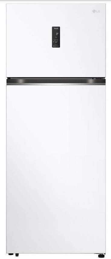LG GTBV44SWBKD Ψυγείο Δίπορτο Total NoFrost Υ184.5xΠ70xΒ72εκ. Λευκό