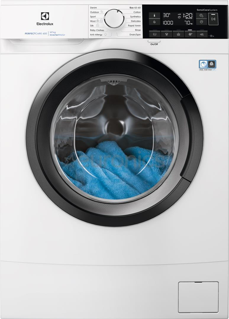 Electrolux Πλυντήριο Ρούχων 7kg με Ατμό 1000 Στροφών EW6SM307S