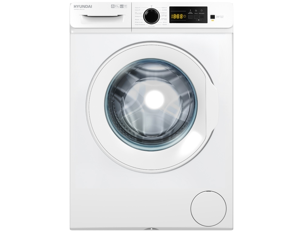 Hyundai Πλυντήριο Ρούχων 11kg 1200 Στροφών HWM24V-1411T/W