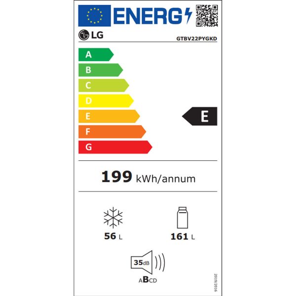 LG GTBV22PYGKD Ψυγείο Δίπορτο Total NoFrost Υ144.5xΠ55.5xΒ63.7εκ. Inox