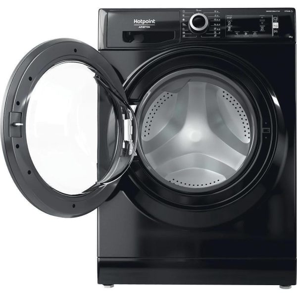 Hotpoint-Ariston Πλυντήριο Ρούχων 9kg 1400 Στροφών Μαύρο NLCD 948 BS